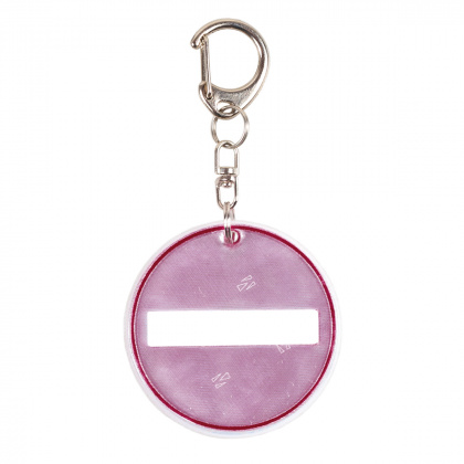 Reflexní přívěsek - Zákaz vjezdu všech vozidel - splňuje EN 13356 | EN 17353